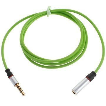 3.5mm / 3.5mm Audio Jatkokaapeli Vihreä