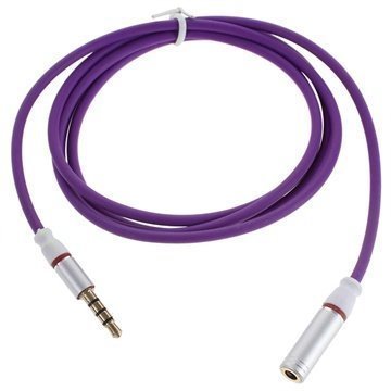 3.5mm / 3.5mm Audio Jatkokaapeli Violetti