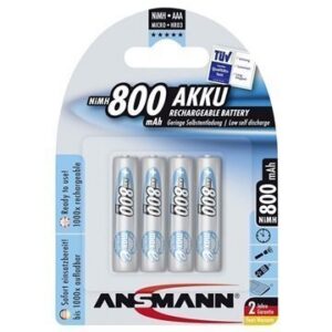 Ansmann maxE Ladattavat AAA Paristot 800mAh
