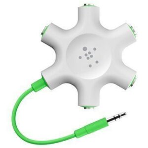 Belkin RockStar Kuulokejakaja 3.5mm Vihreä