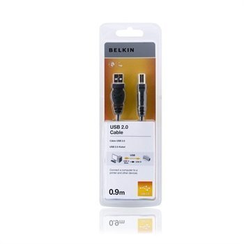 Belkin USB 2.0 A / B Korkeanopeuksinen Kaapeli 0