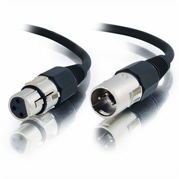 C2G 3-nastainen XLR / 3-nastainen XLR Pro-Audio Liitäntäkaapeli 5 m