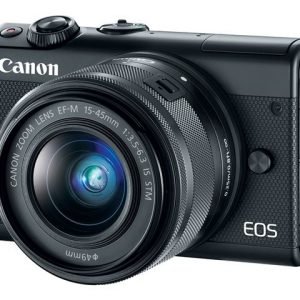 Canon Eos M100 Järjestelmäkamera Musta M15 45 S + Irista