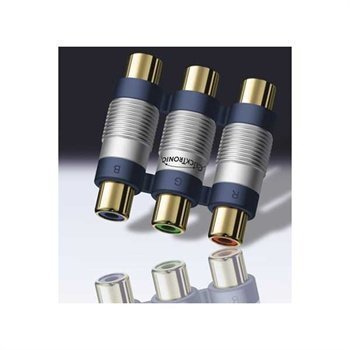 Clicktronic 3x RCA / 3x RCA Adapteri