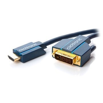 Clicktronic Cable HDMI / DVI-D 3m