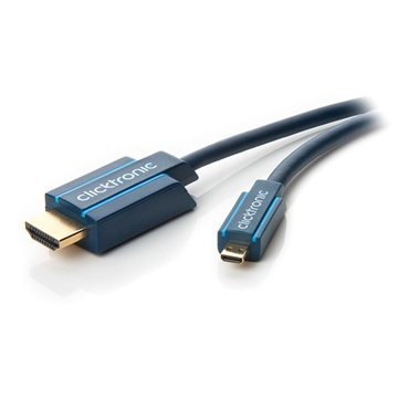 Clicktronic Micro-HDMI / HDMI Cable 1m