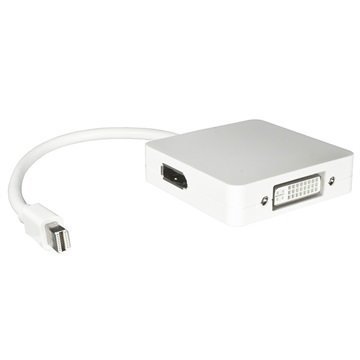 Dinic Mini DisplayPort / HDMI DVI DisplayPort Sovitin Valkoinen