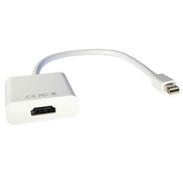 Dinic Mini DisplayPort / HDMI Sovitin Valkoinen