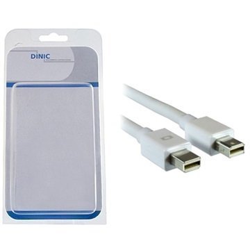 Dinic Mini DisplayPort / Mini DisplayPort Kaapeli 2 m Valkoinen