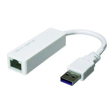 Dinic USB 3.0 Gbit LAN MAC / PC Adapteri Valkoinen