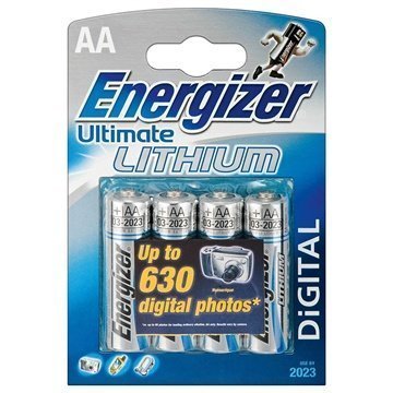 Energizer L91 Ultimate Lithium AA Battery