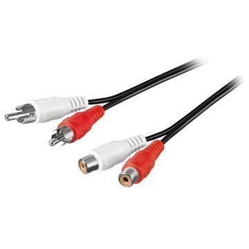 Goobay 2 x RCA A / 2 x RCA B Audio Cable 10m