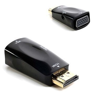 HDMI / VGA Adapteri Musta