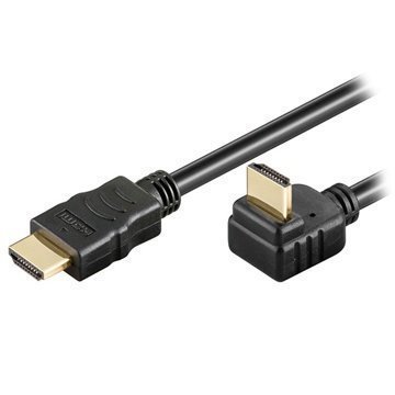 High Speed HDMI / HDMI Kaapeli 270Â° Kulma 1m