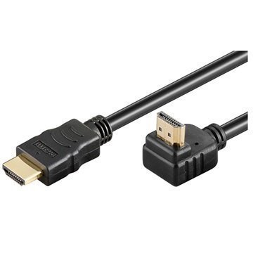 High Speed HDMI / HDMI Kaapeli 90Â° Kulma 1.5m