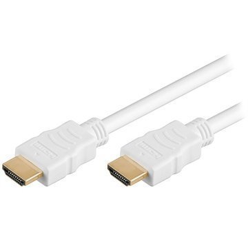 High Speed HDMI / HDMI Kaapeli Valkoinen 5m