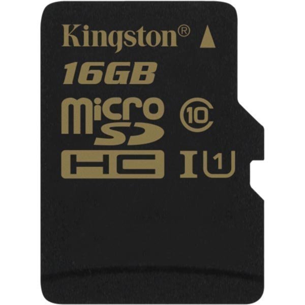 Kingston 16GB microSDHC CL10 UHS-I 90R/45W Single Pack w/o Adapter