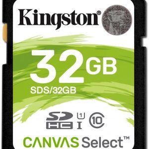 Kingston 32 Gt Sdhc Canvas Select Class 10 Muistikortti