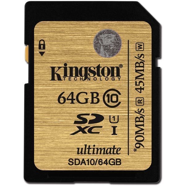 Kingston 64GB SDXC Class 10 UHS-I Ultimate Flash Card