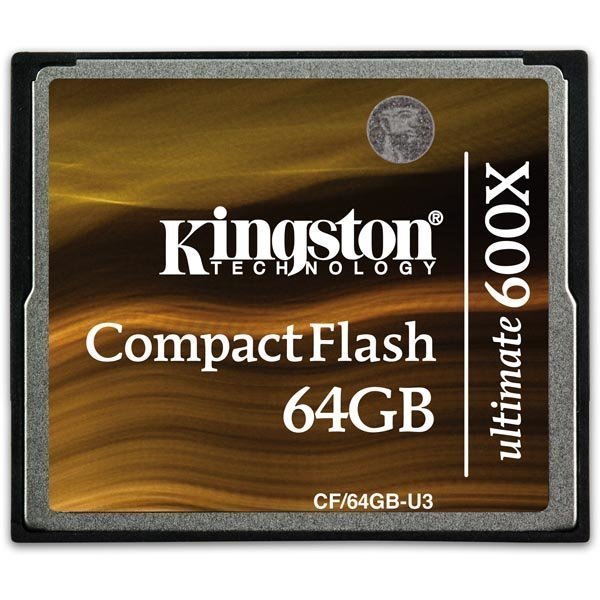 Kingston 64GB Ultimate CompactFlash 600x w/Recovery s/w