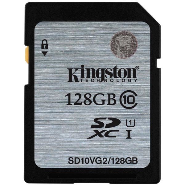 Kingston muistikortti SDXC 128GB UHS-I Class 10 45MB/s