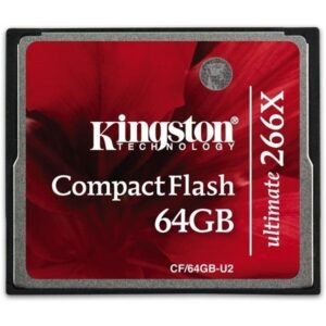 Kingston muistikortti Ultimate CompactFlash 64GB Media recover 266x