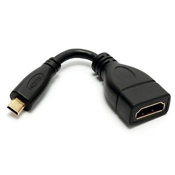 Micro HDMI Type D Male / HDMI Type A Female Cable Adapter