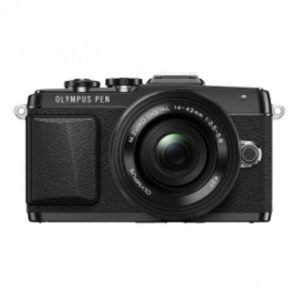 Olympus E-Pl7 Pancake Zoom Kit Blk/Blk E-Pl7 Musta Runko + Ez-M1442ez Musta Objektiivi