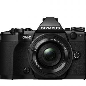 Olympus Om D E M5 Mark Ii Järjestelmäkamera Runko Musta + 14 42mm Ez Pannukakkuobjektiivi Musta
