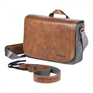 Olympus Om-D Messenger Leather Bag Incl. Strap