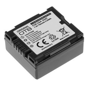 Panasonic CGA-DU07 Videokamera Akku 750mAh