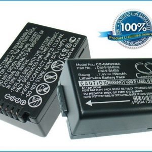 Panasonic DMW-BMB9 DMW-BMB9E akku 750 mAh