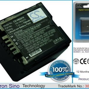 Panasonic HDC-SD9 HDC-HS9 HDC-SD5 yhteensopiva akku 750 mAh