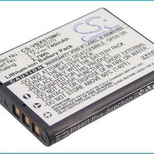 Panasonic VW-VBX070 VW-VBX070-W akku 740 mAh