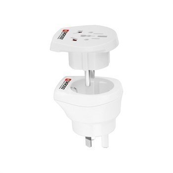 SKROSS Combo Adapter World to Australia / China White