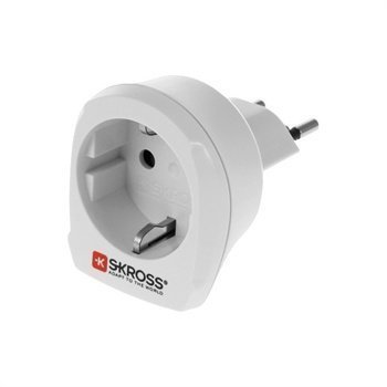 SKROSS Country Adapter EU to CH White