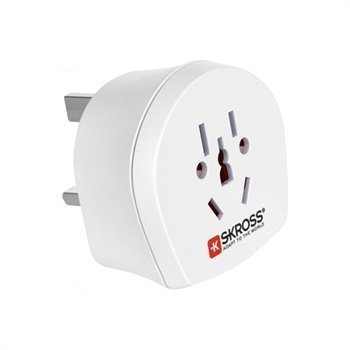 SKROSS Country Adapter World to UK White