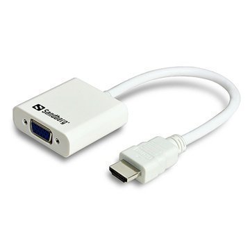 Sandberg HDMI / VGA Muunnin Valkoinen