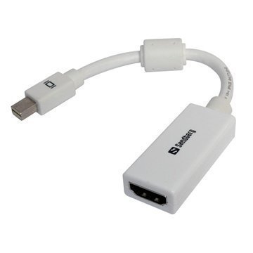 Sandberg Mini Näyttöportti / HDMI Adapteri Valkoinen