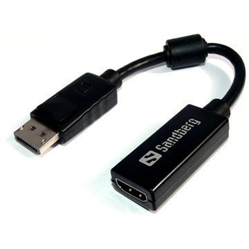 Sandberg Näyttöportti / HDMI Adapteri Musta