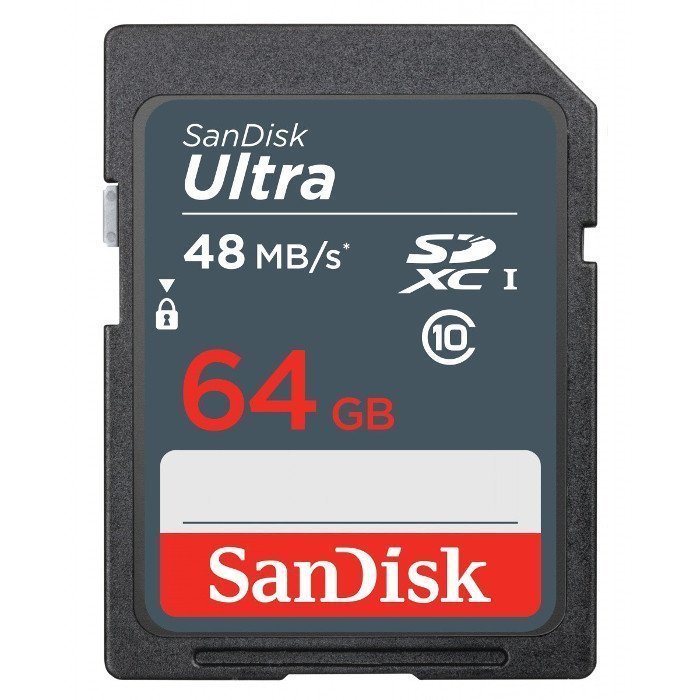 Sandisk SDXC Ultra UHS-I 64 Gt muistikortti