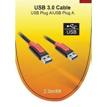 V7 USB 3.0 -kaapeli 2 m Musta