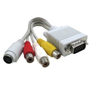 VGA / S-Video & RCA Cable Adapter