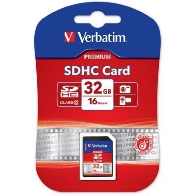 Verbatim muistikortti SDHC 32GB Secure Digital High-Capacity Class 10